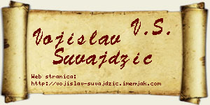 Vojislav Suvajdžić vizit kartica